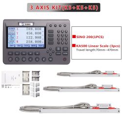 SINO-Metal-4-Sumbu-LCD-Pembacaan-Digital-SDS200-DRO-Display-Kit-KA300-Grating-Linear-Scale-Encoder